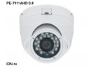 Видеокамера AHD купольная уличная антивандальная PE-7111AHD 3.6
