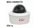 Видеокамера HD-SDI купольная антивандальная MDC-H8260VTD