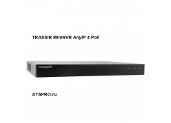 IP-����������� 4-��������� TRASSIR MiniNVR AnyIP 4 PoE ����