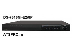 IP-видеорегистратор 16-канальный DS-7616NI-E2/8P