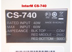   Inter-M CS-740