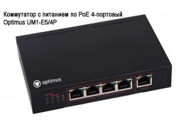     PoE 4-  Optimus UM1-E5/4P 